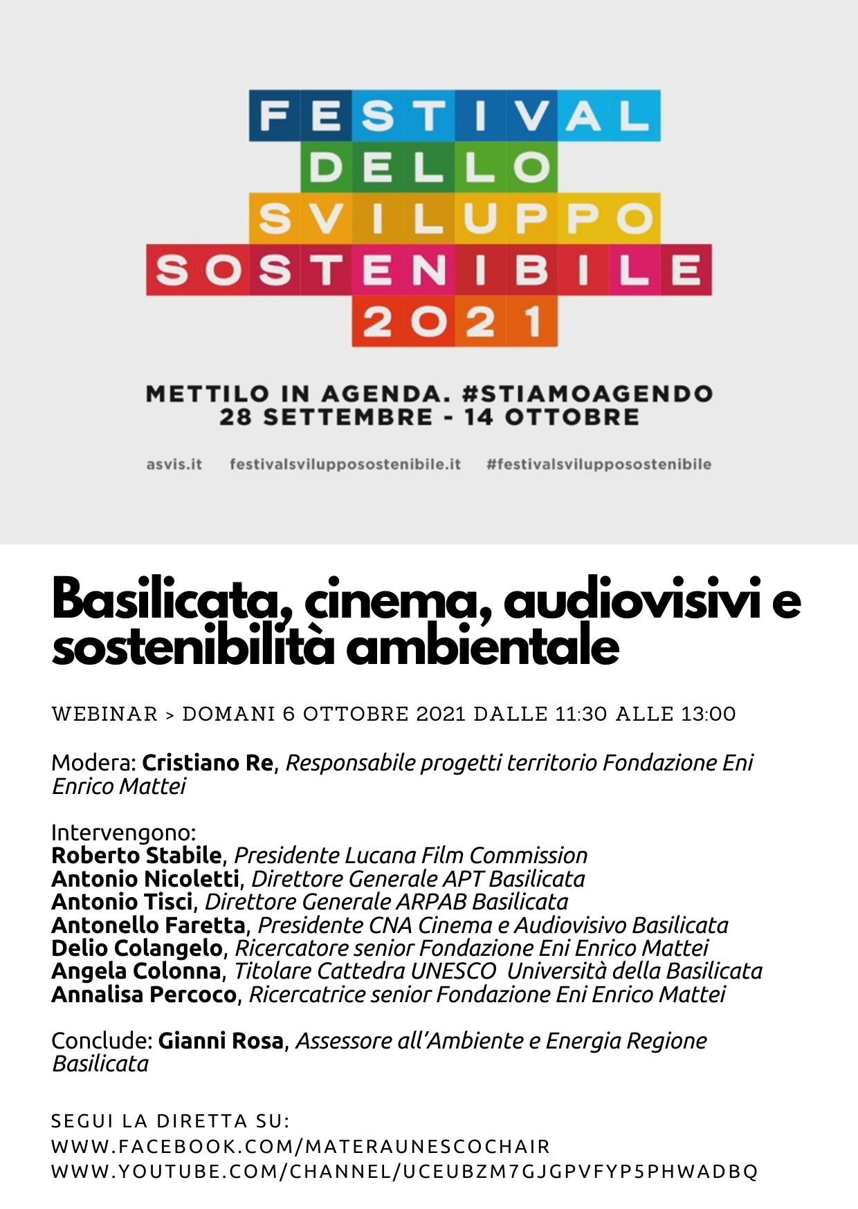 Cinema e sviluppo sostenibile in Basilicata > CNA Cinema e Audiovisivo Basilicata promuove la Green Production